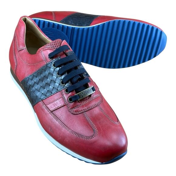 Galizio Torresi Men’s Leather Casual shoes Sneakerssize 8.5-942 EU